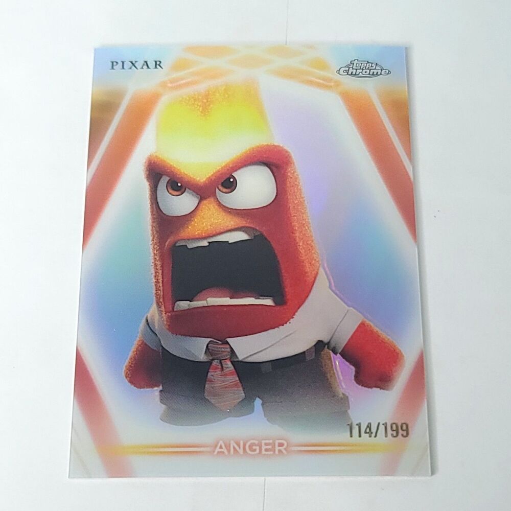Anger Topps 2026 Disney Neon Holo Chrome Refractor Limited 114/199 CNE